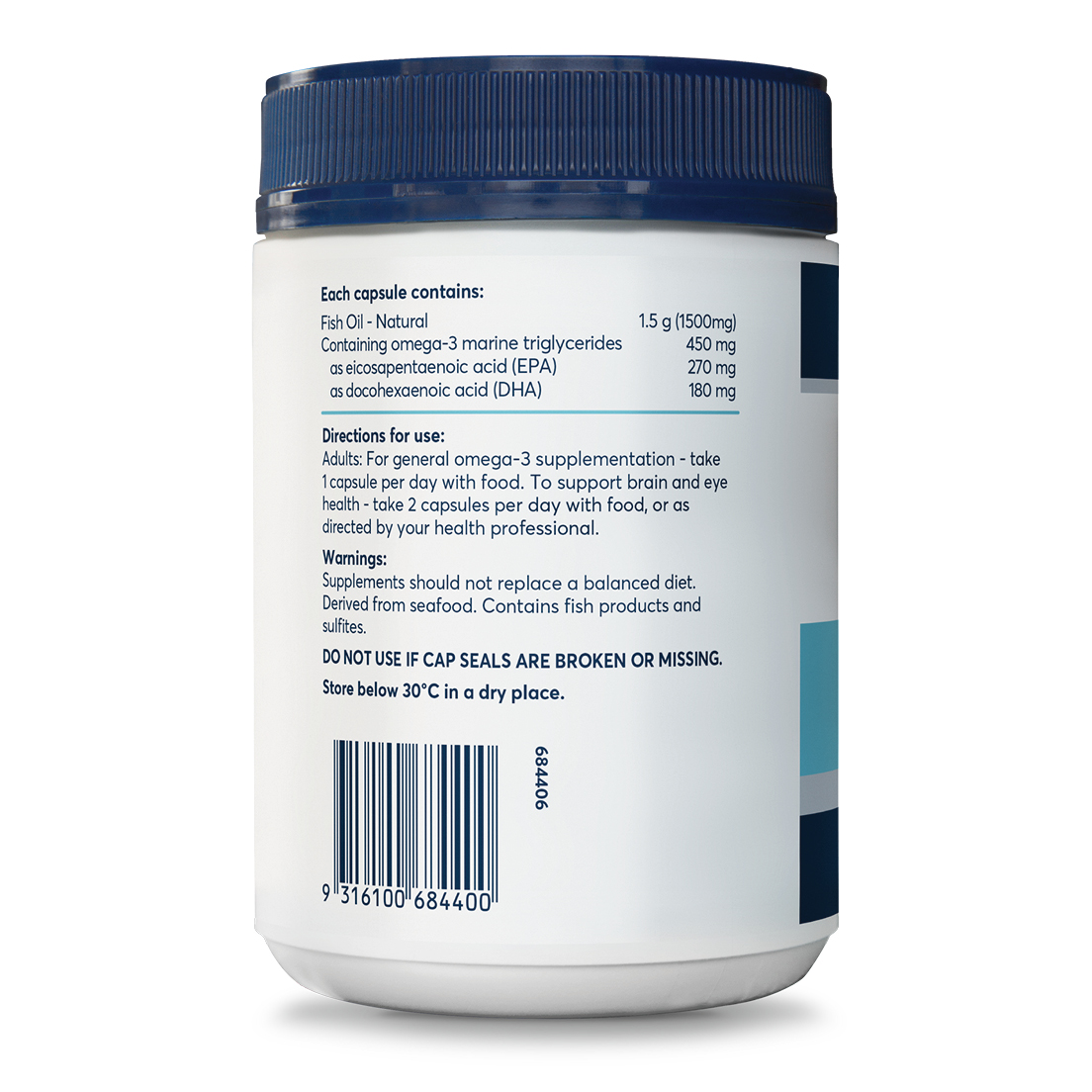 Faulding Fish Oil 1500mg Faulding